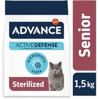 ADVANCE Sterilized - Kroketten für sterilisierte Katzen Senior mit Huhn und Gerste 1,5kg von Advance