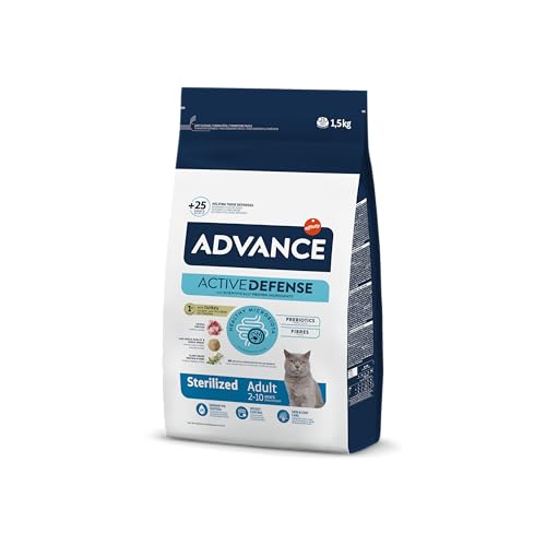 ADVANCE Sterilized Trockenfutter Katze, 1-er Pack (1 x 1.5 kg) von Advance