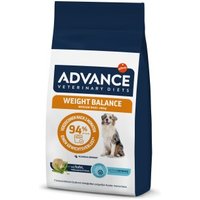 ADVANCE Veterinary Diets Weight Balance Medium-Maxi - Kroketten für übergewichtige Hunde 12kg von Advance