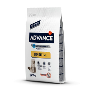 Advance Adult Sensitive High Protein mit Lachs Katzenfutter 10 kg von Advance