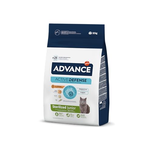 Advance Cat Junior Sterilized Katzenfutter für Kinder, sterilisiert mit Huhn, 10 kg von Advance