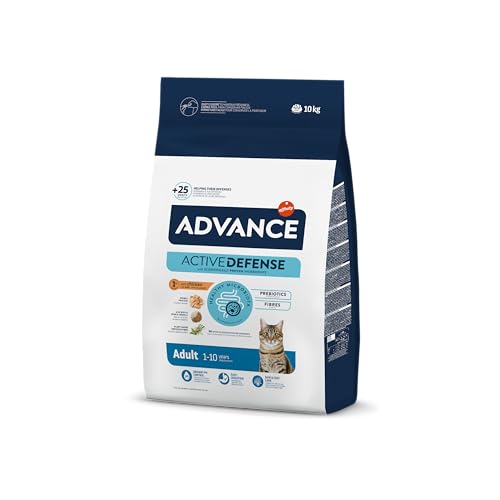 Advance Adult – Futter für ausgewachsene Katzen mit Huhn, 10 kg von Advance