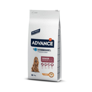 Advance Medium Senior mit Huhn und Reis Hundefutter 12 kg von Advance