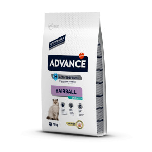 Advance Sterilized High Protein Hairball Katzenfutter 10 kg von Advance