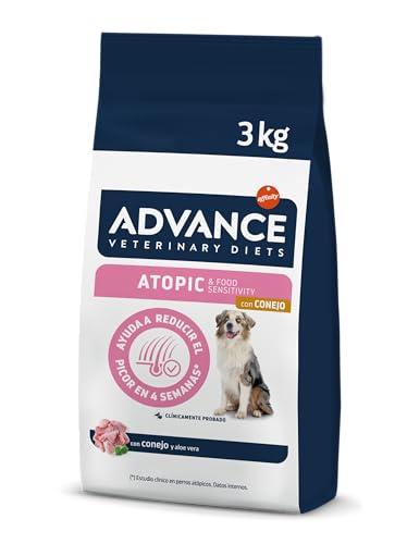 Advance Veterinary Diets Atopic Medium & Maxi, Hundefutter mit atopischer Dermatitis mit Kaninchen, 3 kg von affinity ADVANCE VETERINARY DIETS