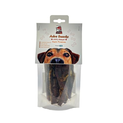 Adve® Snacks G Pferd- Gesunde und Natürliche Hunde-Leckerlis - 100% Fleisch - wiederverschließbarer Beutel (1 x 100 g, Pferd) von Adve