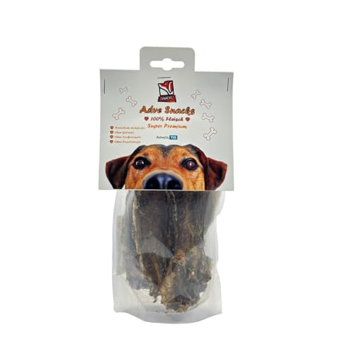 Adve® Snacks Yummy Rind - Gesunde und Natürliche Hunde-Leckerlis - 100% Fleisch - wiederverschließbarer Beutel (1 x 110 g, Rind) von Adve