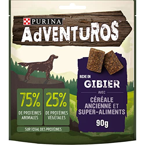 Purina Adventuros | Erwachsene | Leckerli für Hunde | Wild | 1 Stück | 90 g | Beutel von Adventuros