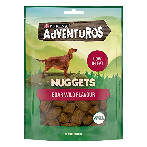 Purina Adventuros Nuggets Hundeleckerli mit Wildschweingeschmack, 90 g von Adventuros