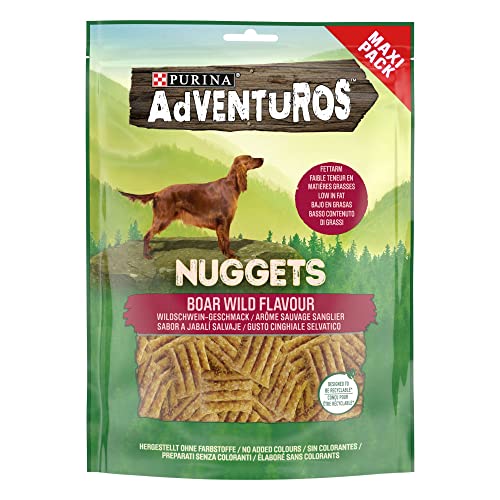 Purina Adventuros Nuggets Snacks, premios, chuches para Perros, 4 bolsas de 300g von Adventuros