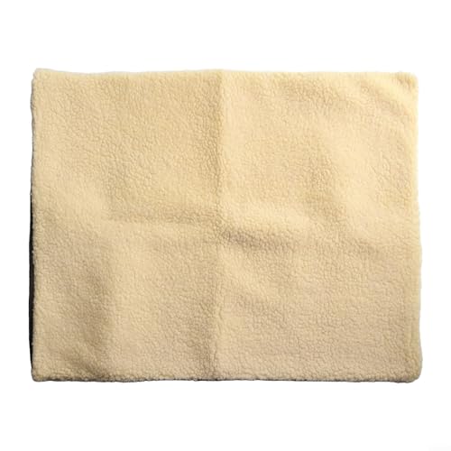 Selbstheizende Haustiermatte für Hunde und leicht zu reinigendes Thermobett für kalte Tage (Beige) von Advokingtap