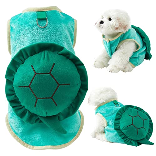 Haustier Turtle Kostüm | Haustier Tortoise Cosplay Kostüm Outfit Partydekoration - Einstellbare Welpen Kätzchen Kostüm für kleine Hunde Hepvet von Aeihevo