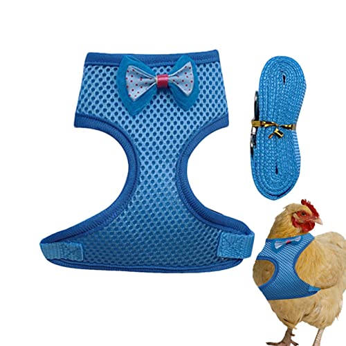 Hühnergeschirr und Leine für Hühner, Bequeme Hühnerweste mit Mesh, Zubehör für kleine Haustiere Geeignet für Huhn, Enten, Welpen, Kätzchen, Gänse Hepvet von Aeihevo