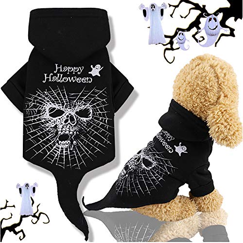 Aeromdale Winter Warme Haustier Hundekleidung für kleine Hunde Lustige Halloween Welpen Katze Kostüm Chihuahua Yorkie Mantel Jacken Haustiere Kleidung Outfits - # 5 - XS von Aeromdale