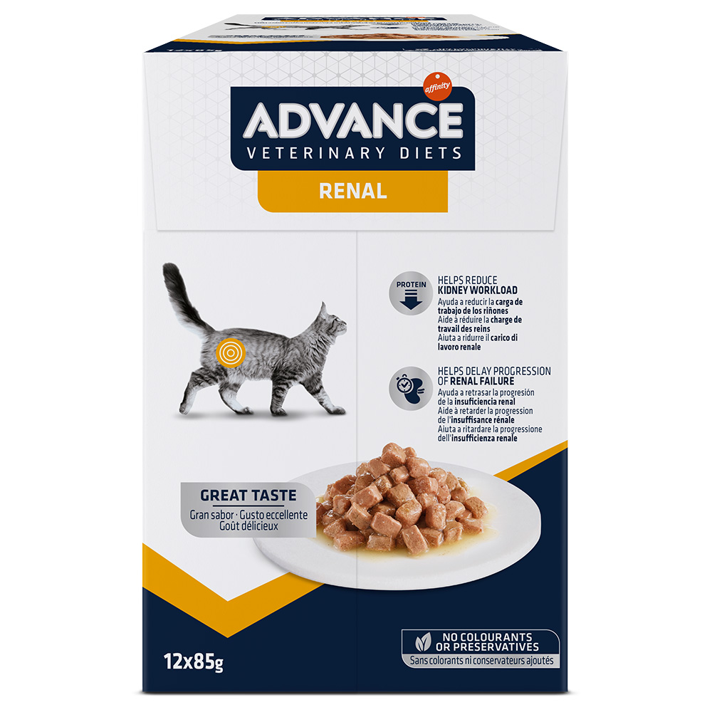 19 + 5 gratis! 24 x 85 g Advance Veterinary Diets Feline - Renal von Affinity Advance Veterinary Diets