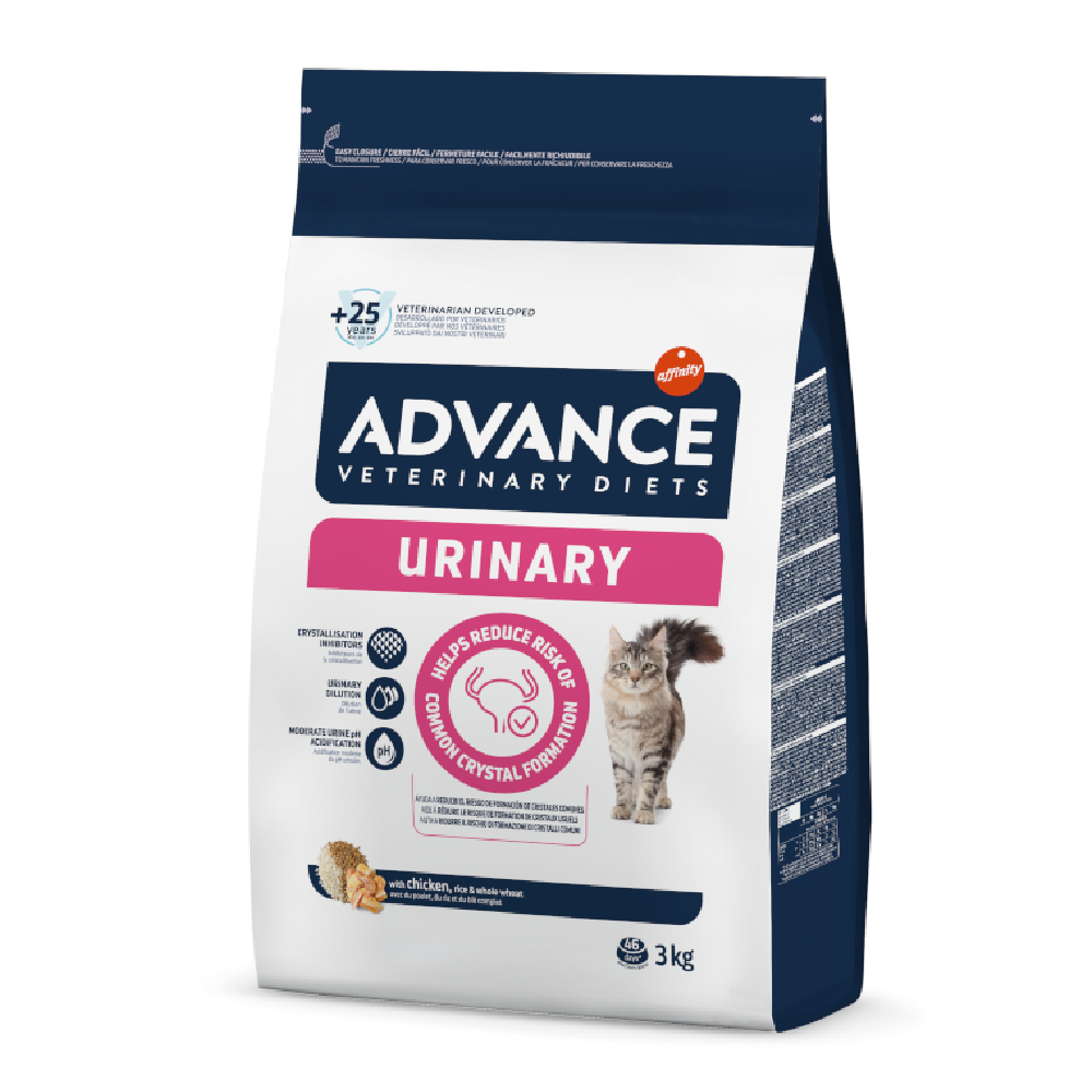 2 x Advance Veterinary Diets zum Sonderpreis! - 2 x 3 kg Urinary von Affinity Advance Veterinary Diets