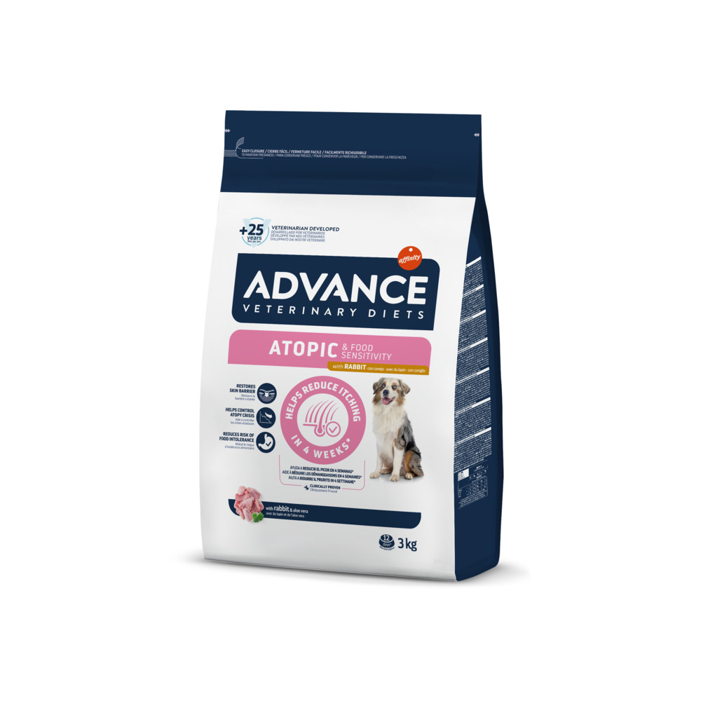 2 x Advance Veterinary Diets zum Sonderpreis! - Atopic Kaninchen & Erbsen (2 x 3 kg) von Affinity Advance Veterinary Diets