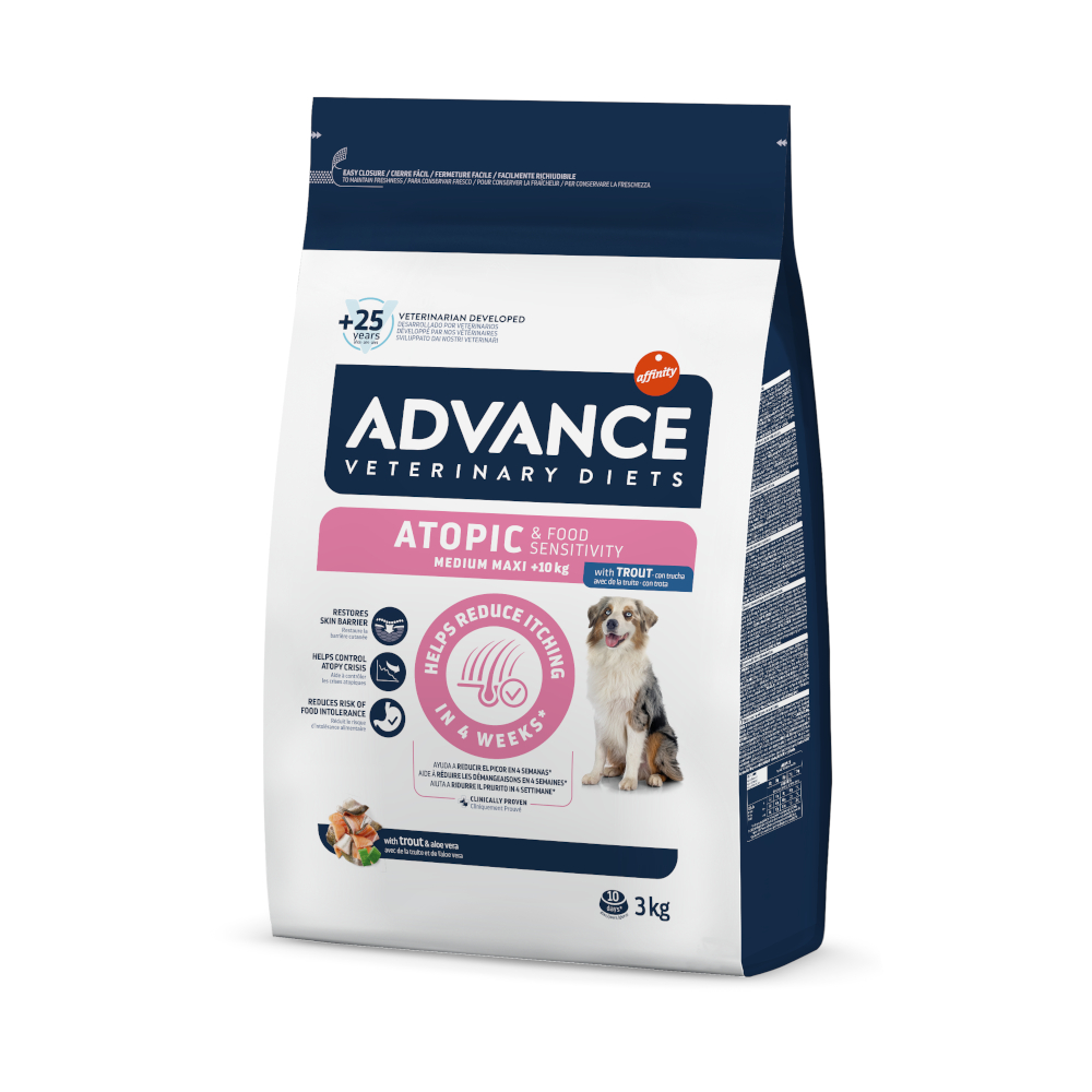 2 x Advance Veterinary Diets zum Sonderpreis! - Atopic mit Forelle (2 x 3 kg) von Affinity Advance Veterinary Diets