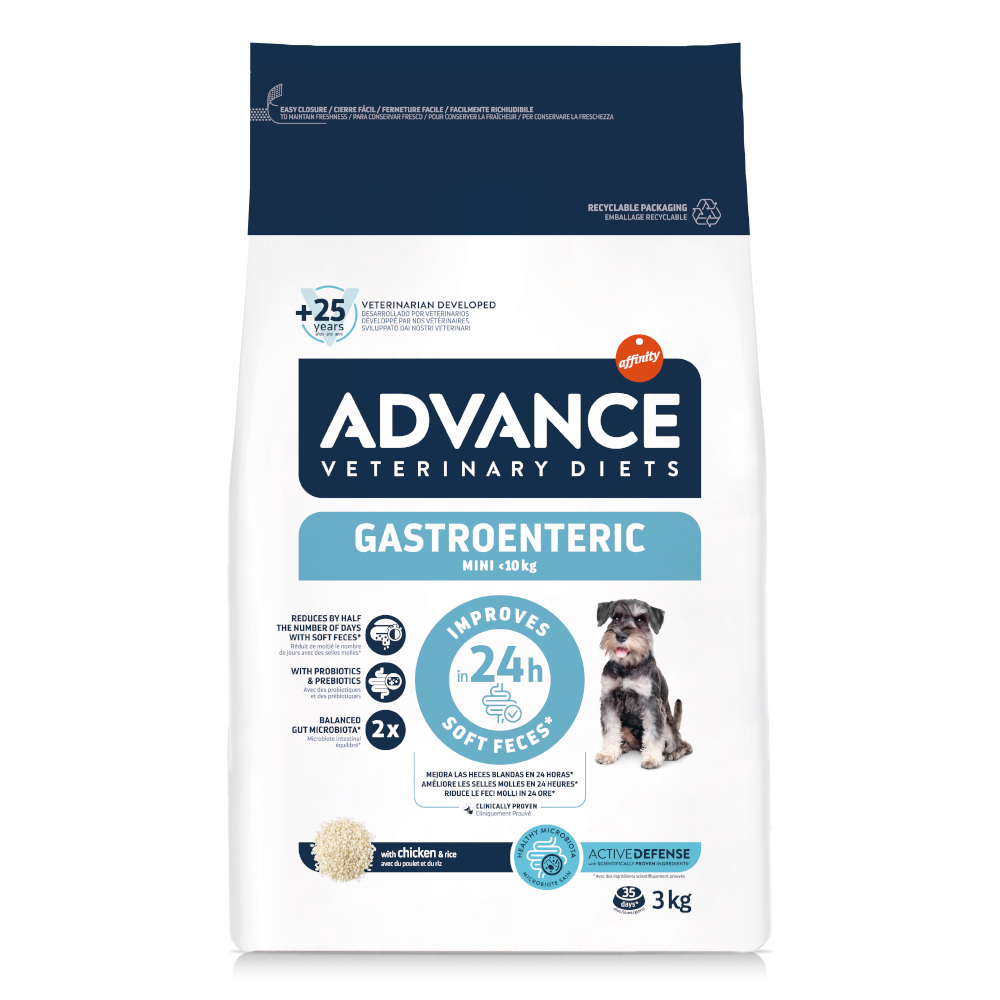 2 x Advance Veterinary Diets zum Sonderpreis! - Gastroenteric Mini (2 x 3 kg) von Affinity Advance Veterinary Diets