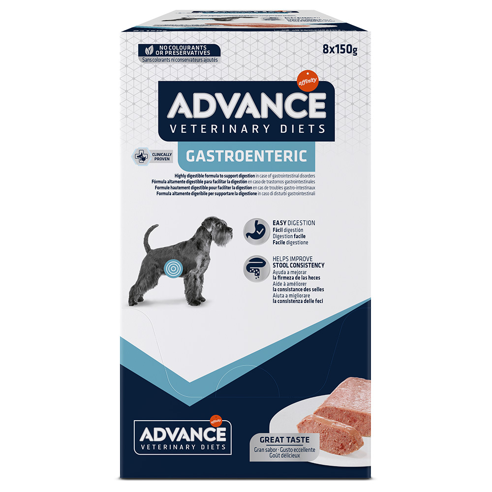 6 + 2 gratis! 8 x 150 g Advance Veterinary Diets - Gastroenteric von Affinity Advance Veterinary Diets