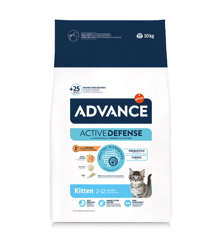 1 kg / 2 kg gratis! 10 kg / 15 kg Advance - Kitten mit Huhn und Reis (10 kg) von Affinity Advance