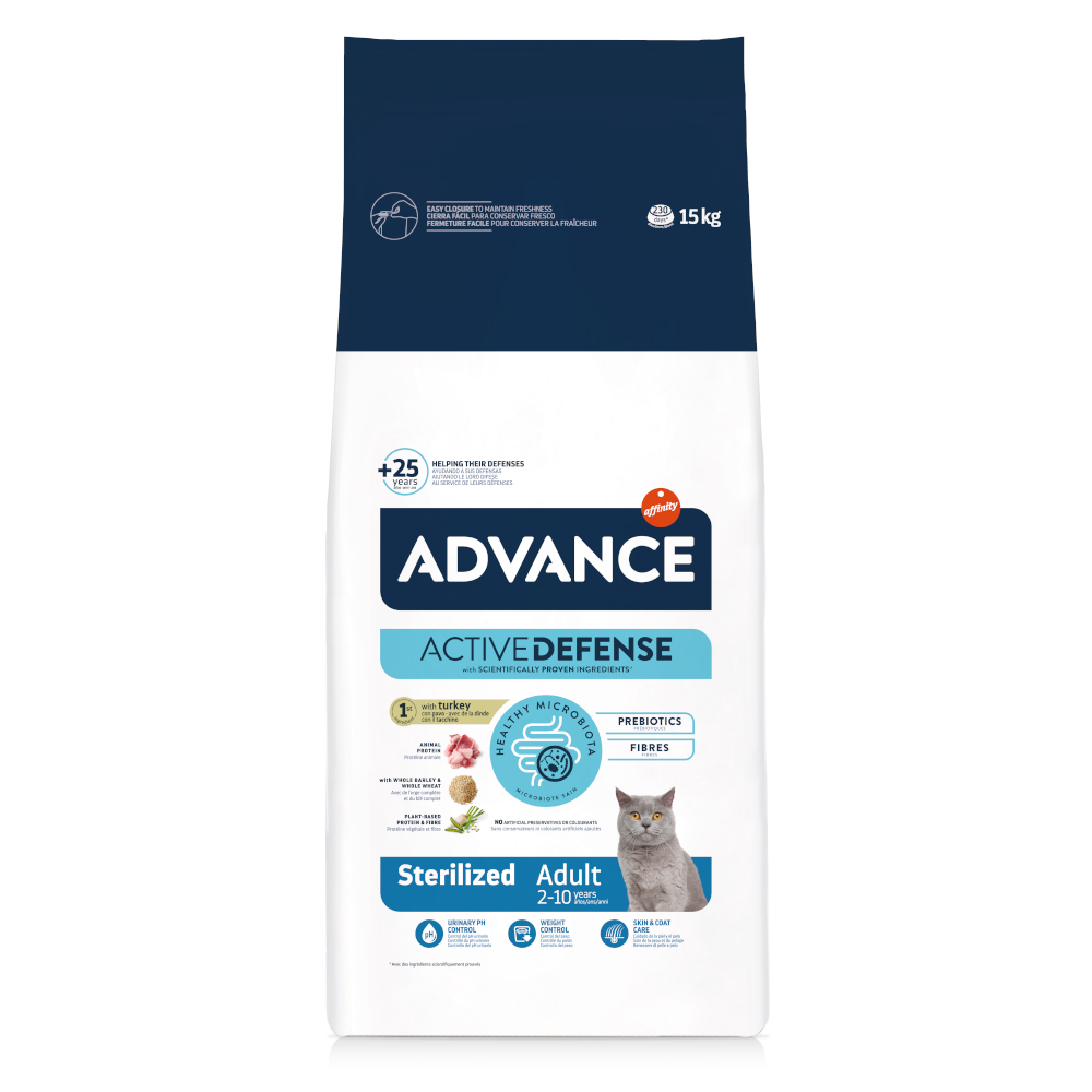 1 kg / 2 kg gratis! 10 kg / 15 kg Advance - Sterilized Truthahn (15 kg) von Affinity Advance