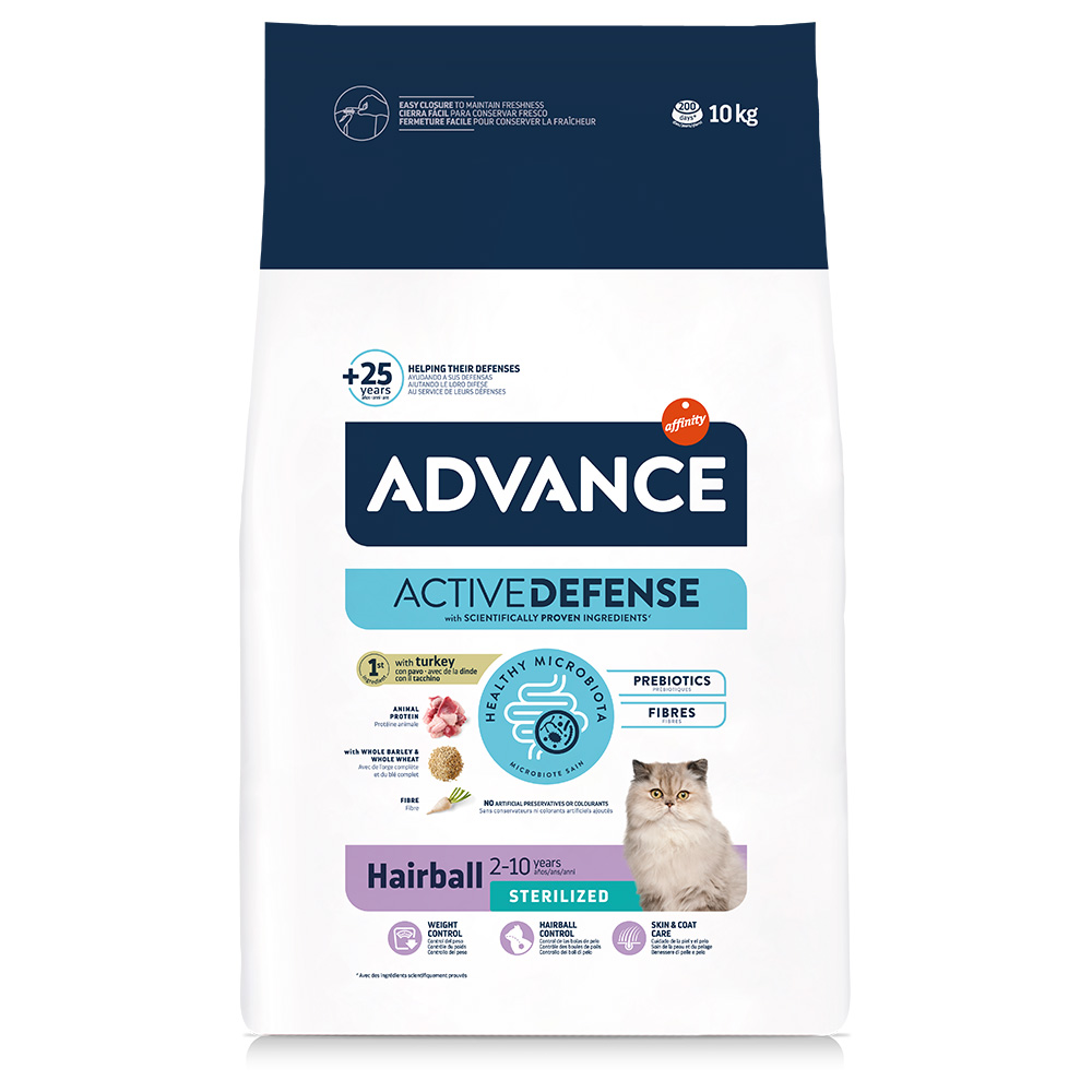 1 kg gratis! 10 kg Advance - Sterilized Hairball 1 kg gratis! 10 kg Advance - Sterilized Hairball von Affinity Advance
