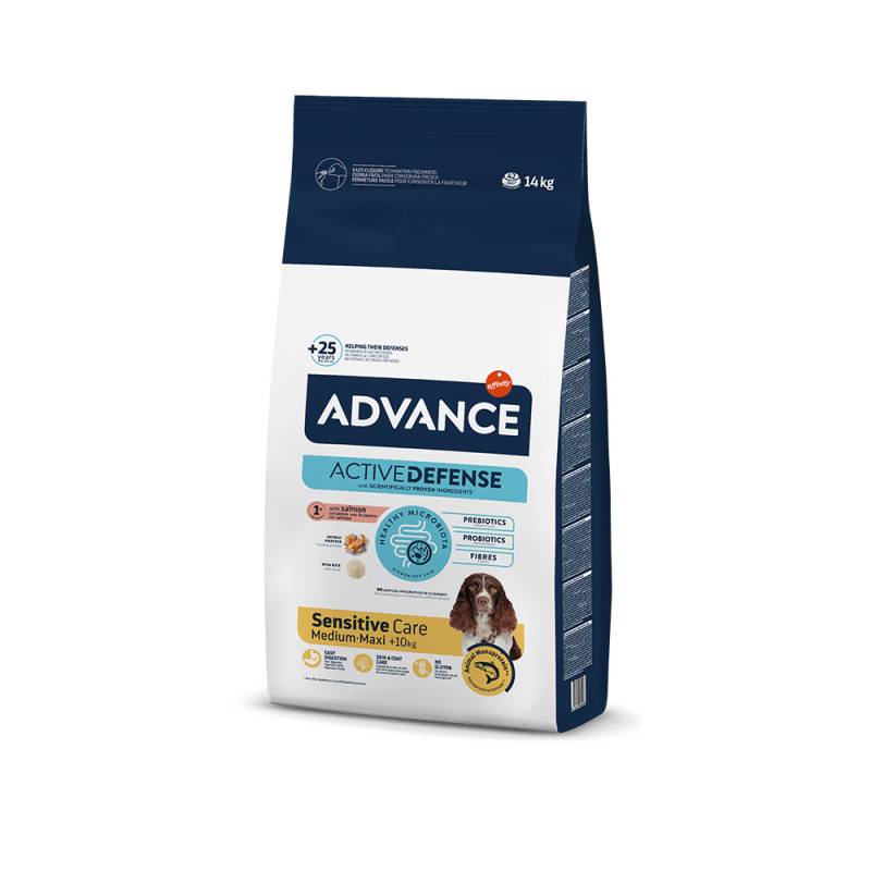 2 kg / 3 kg gratis! 14 kg / 18 kg Advance Adult - 14 kg Sensitive von Affinity Advance