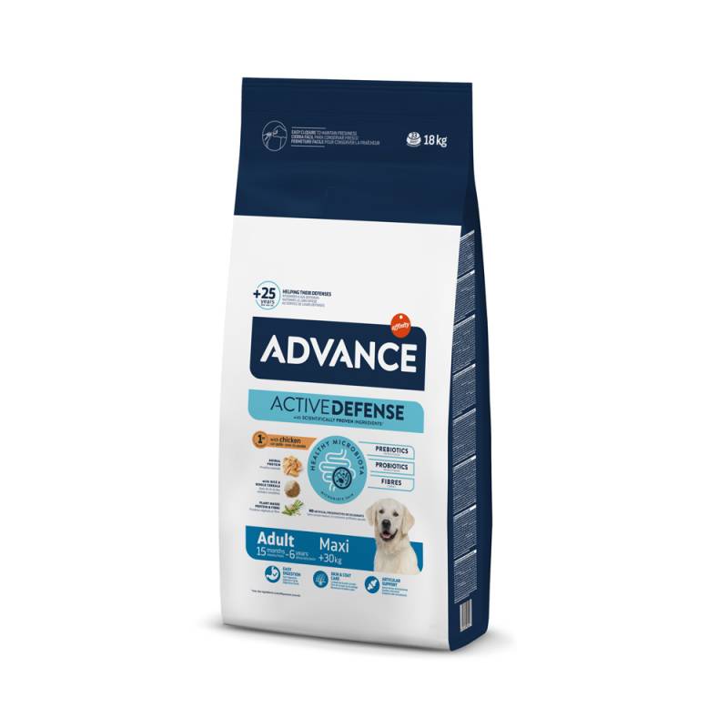 2 kg / 3 kg gratis! 14 kg / 18 kg Advance Adult - 18 kg Maxi von Affinity Advance