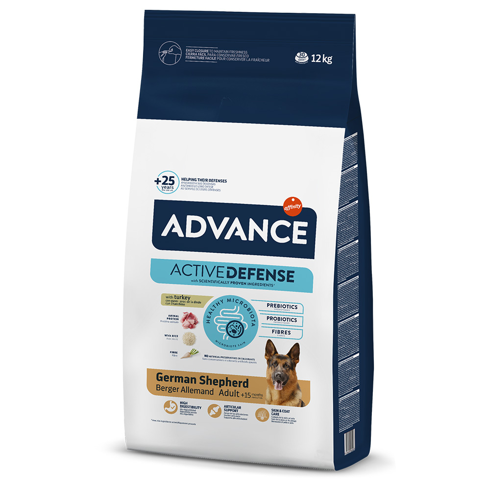 2 kg gratis! 11,5 kg / 12 kg Advance - 12 kg German Shepherd von Affinity Advance