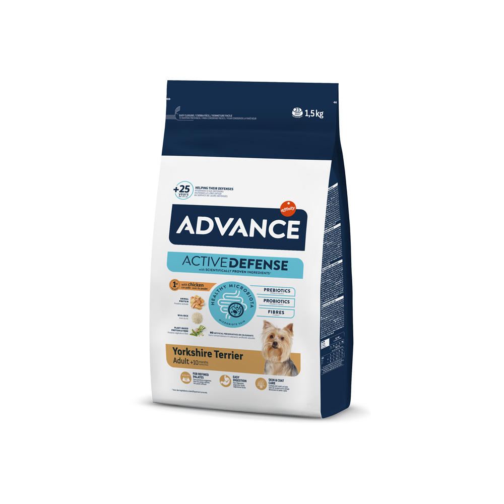 Advance Yorkshire Terrier Adult - Sparpaket: 3 x 1,5 kg von Affinity Advance