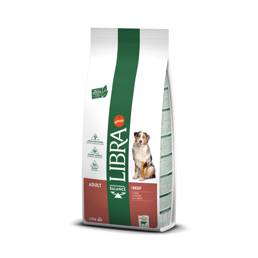 Libra Dog Adult Rind - Sparpaket: 2 x 14 kg von Affinity Libra