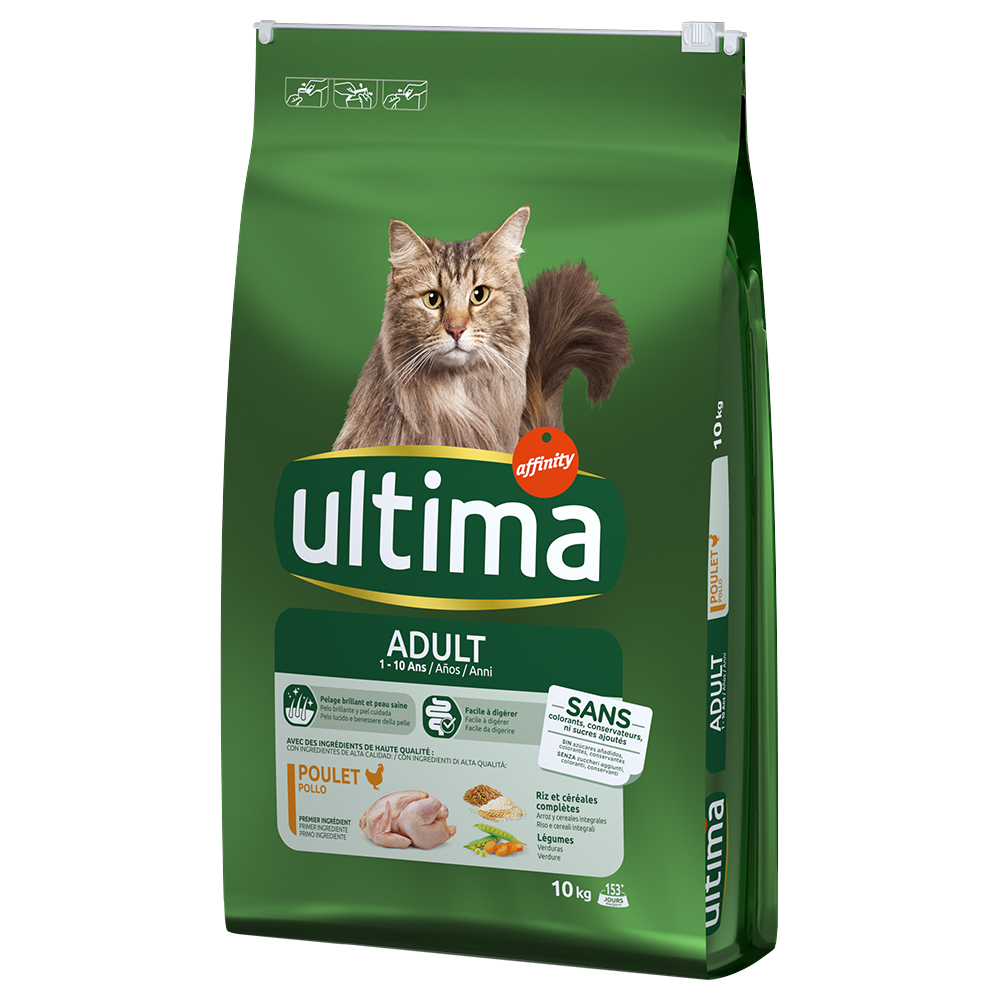 1 kg gratis! 7,5 kg / 10 kg Ultima - Adult Huhn (10 kg) von Affinity Ultima