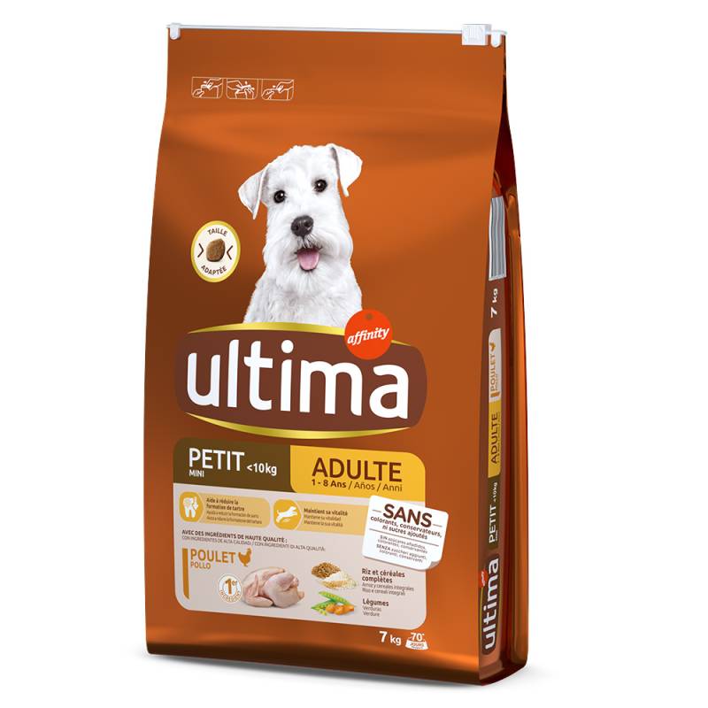 1 kg gratis! 7 kg Ultima Adult - Mini Huhn von Affinity Ultima