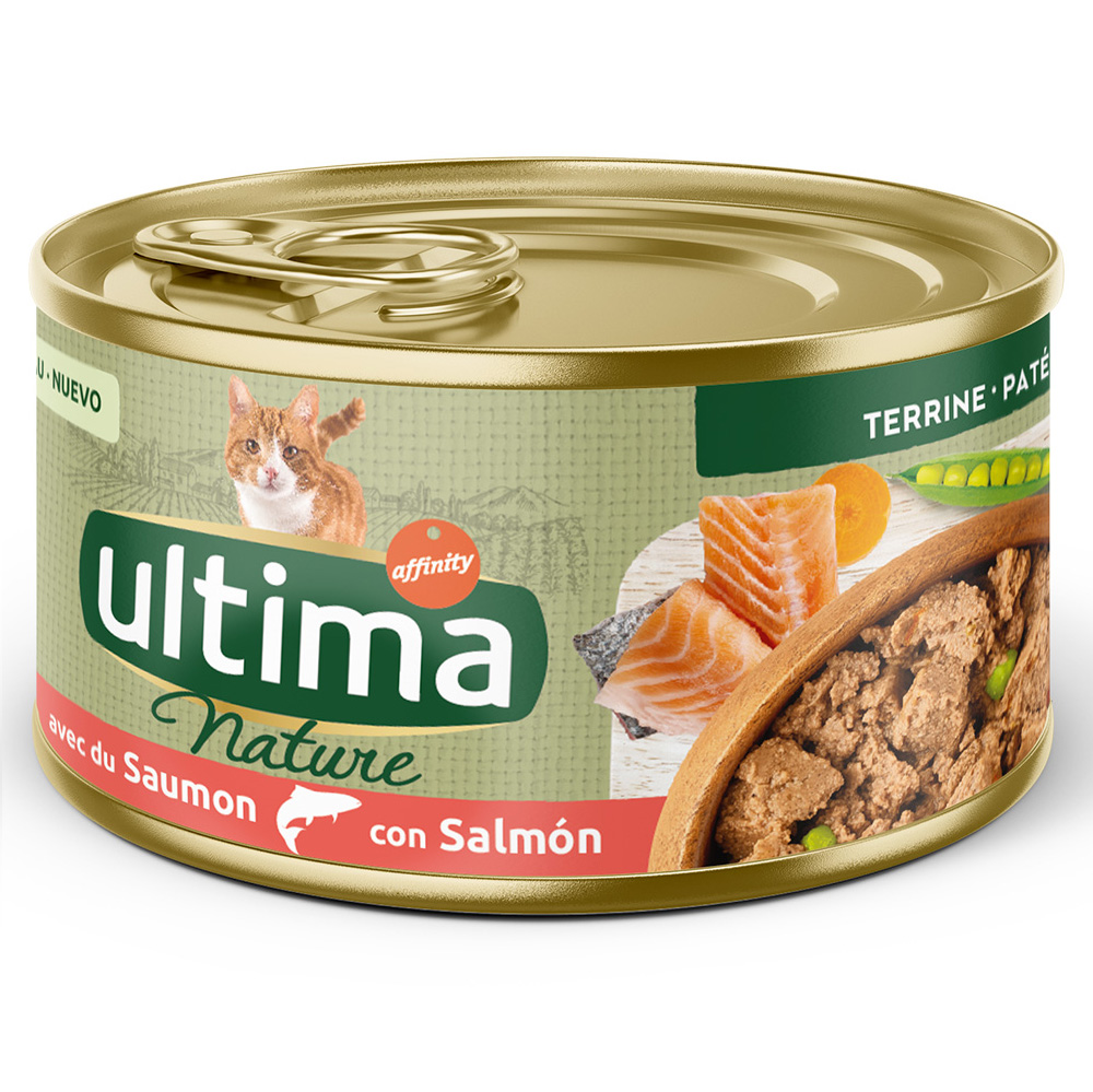 14 + 4 gratis! 18 x 85 g Ultima Nature Paté - Lachs von Affinity Ultima