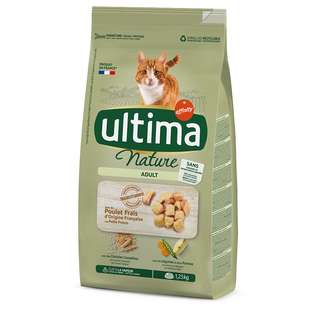 2 x 1,1 kg / 1,25 kg Ultima Nature Adult zum Sonderpreis! - 2 x 1,25 kg Huhn von Affinity Ultima