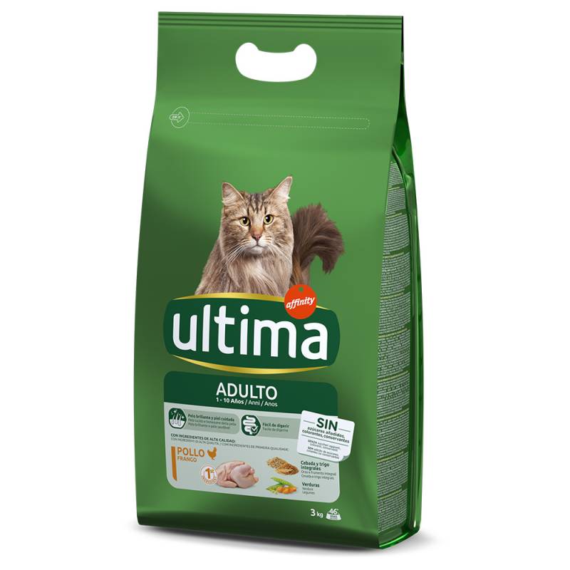 2 x 1,5 kg / 2 x 3 kg Ultima zum Sonderpreis! - Adult Huhn 2 x 3 kg von Affinity Ultima