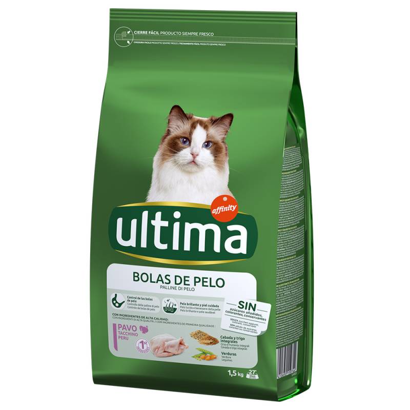 2 x 1,5 kg / 2 x 3 kg Ultima zum Sonderpreis! - Hairball - Truthahn & Reis 2 x 1,5 kg von Affinity Ultima