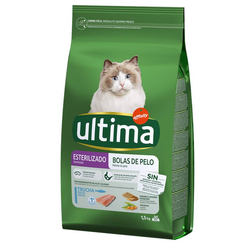 2 x 1,5 kg / 2 x 3 kg Ultima zum Sonderpreis! - Sterilized Hairball mit Forelle 2 x 1,5 kg von Affinity Ultima