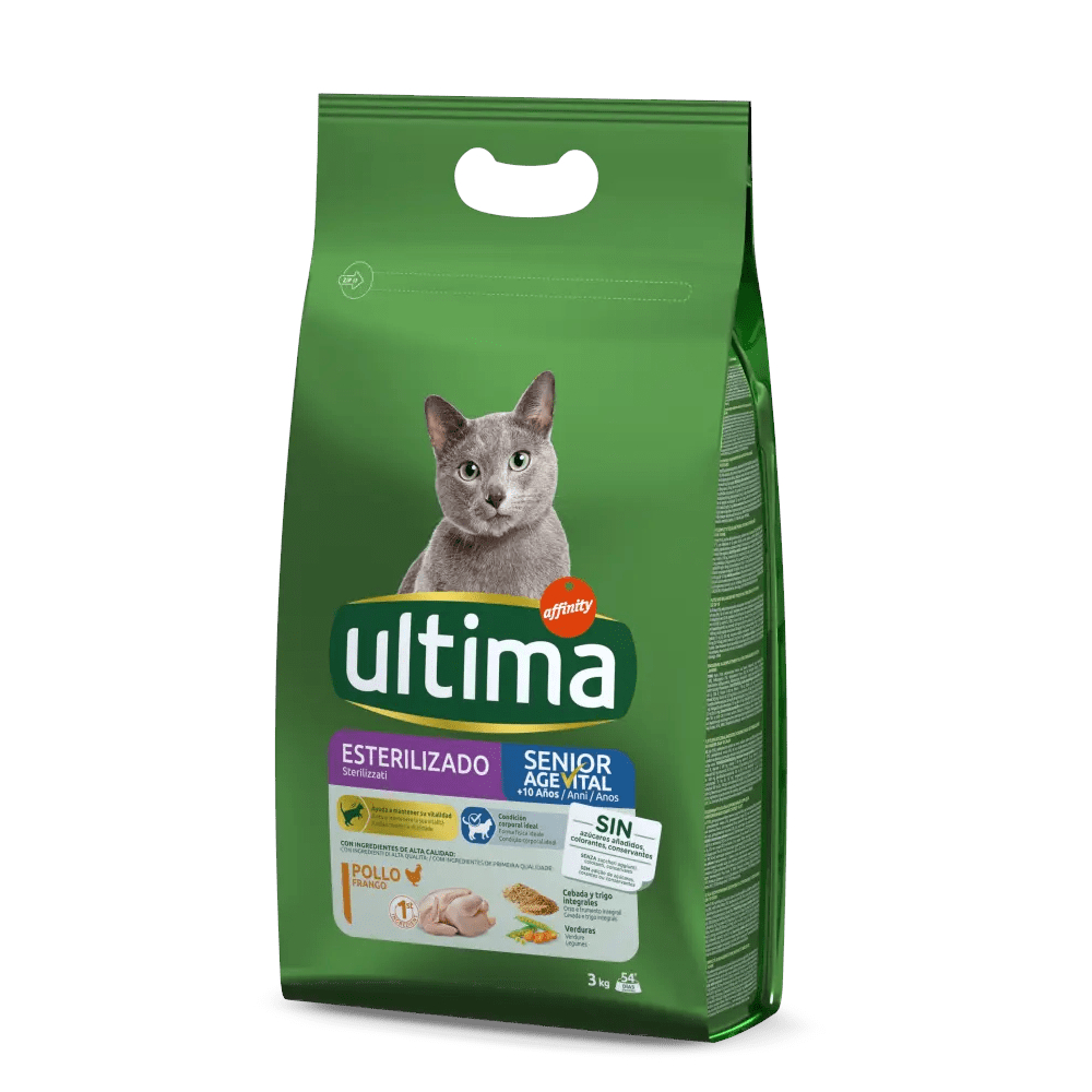 2 x 1,5 kg / 2 x 3 kg Ultima zum Sonderpreis! - Sterilized Senior 2 x 3 kg von Affinity Ultima