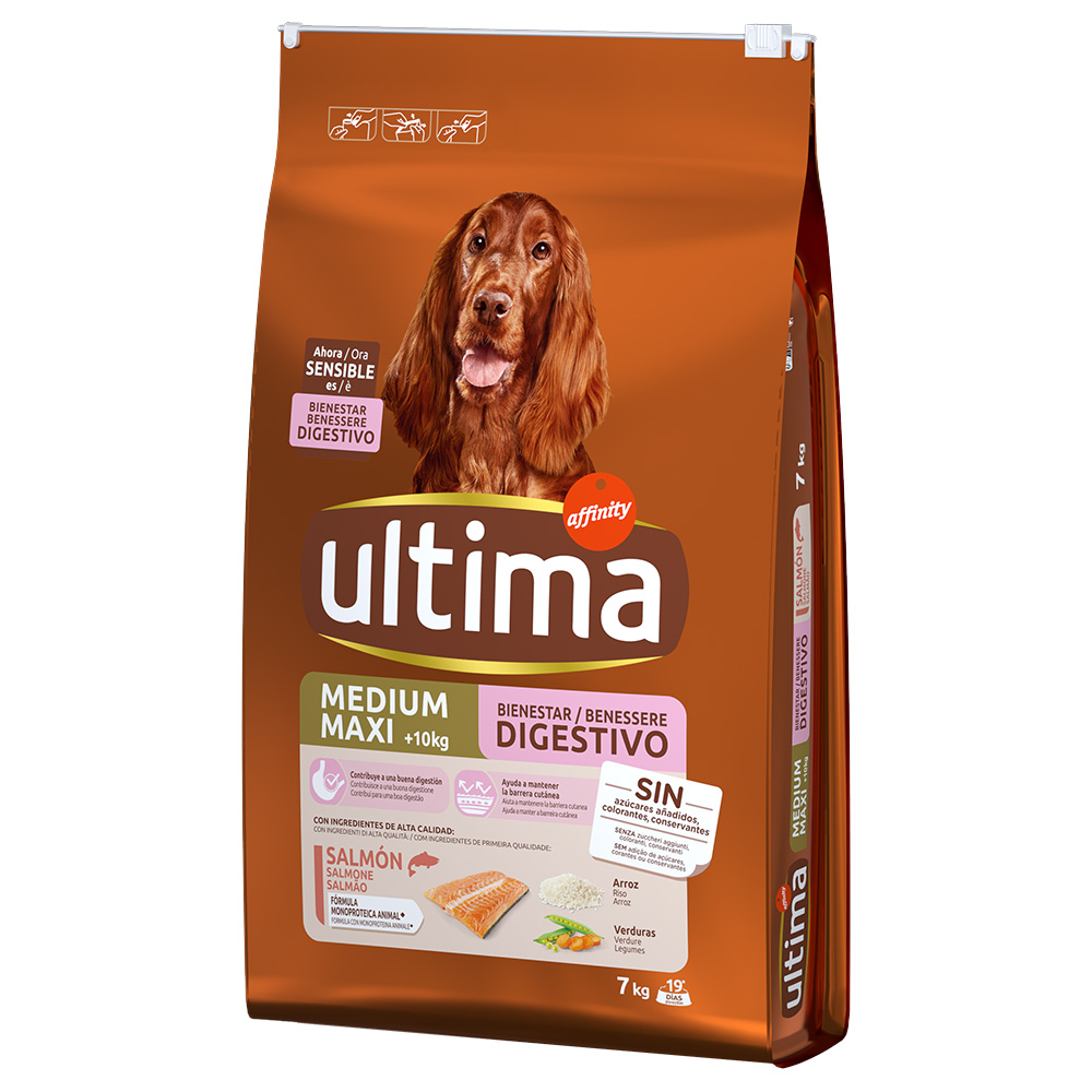 2 x Ultima zum Sonderpreis! - Medium / Maxi Sensitive Lachs (2 x 7 kg) von Affinity Ultima