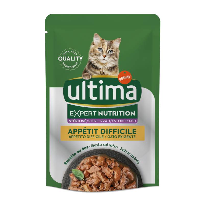 3 + 1 gratis! 4 x 280 g Ultima Cat Expert Nutrition - Difficult Appetite Thunfisch & Huhn von Affinity Ultima