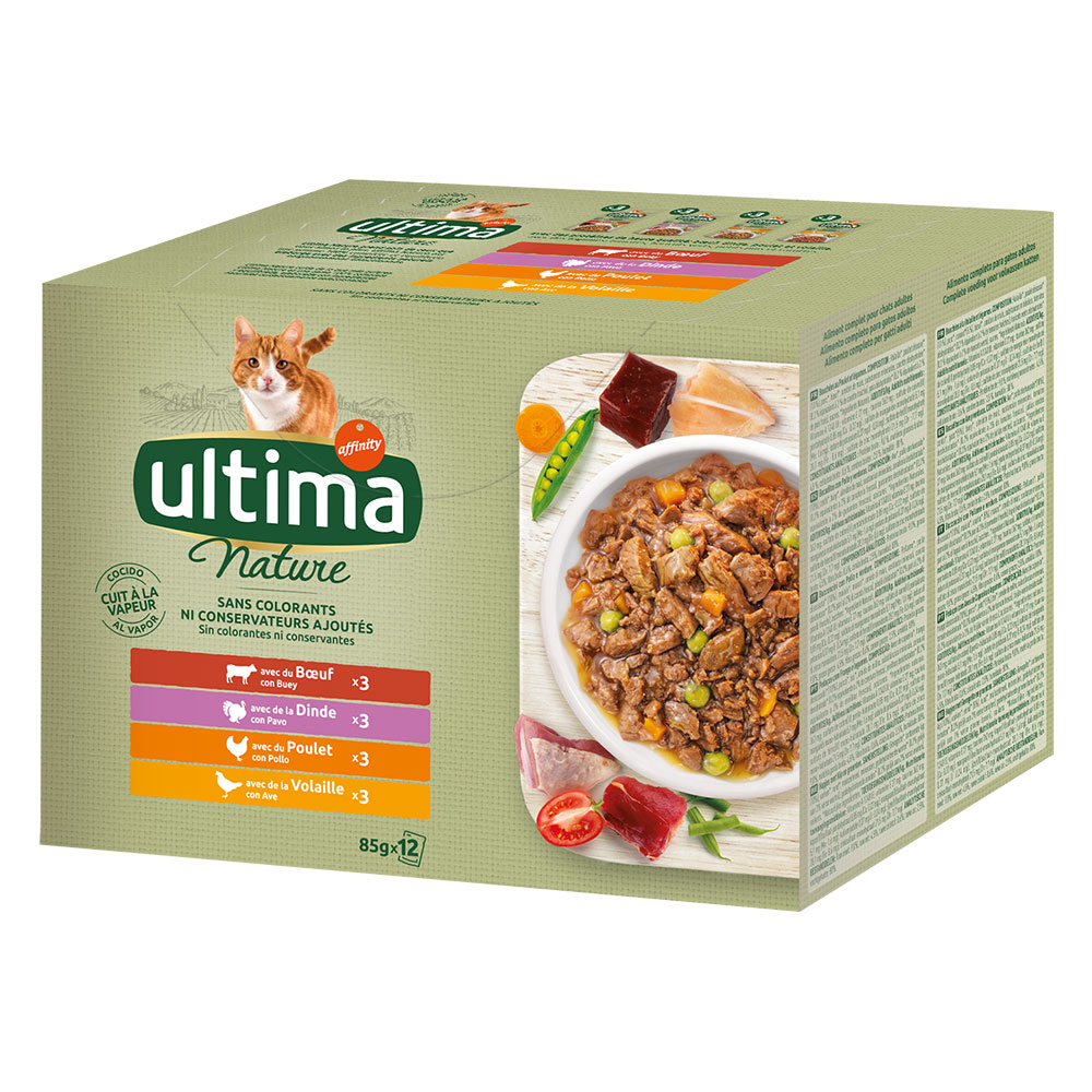 40 + 8 gratis! 48 x 85 g Ultima - Nature: Fleischauswahl von Affinity Ultima