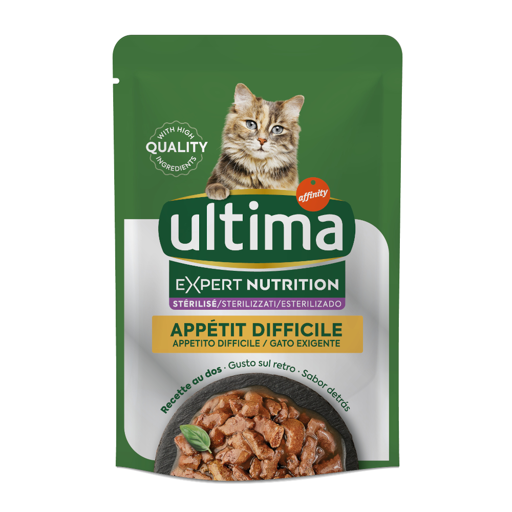 8 x 70 g Ultima Cat Expert Nutrition zum Sonderpreis! - Difficult Appetite Thunfisch & Huhn von Affinity Ultima