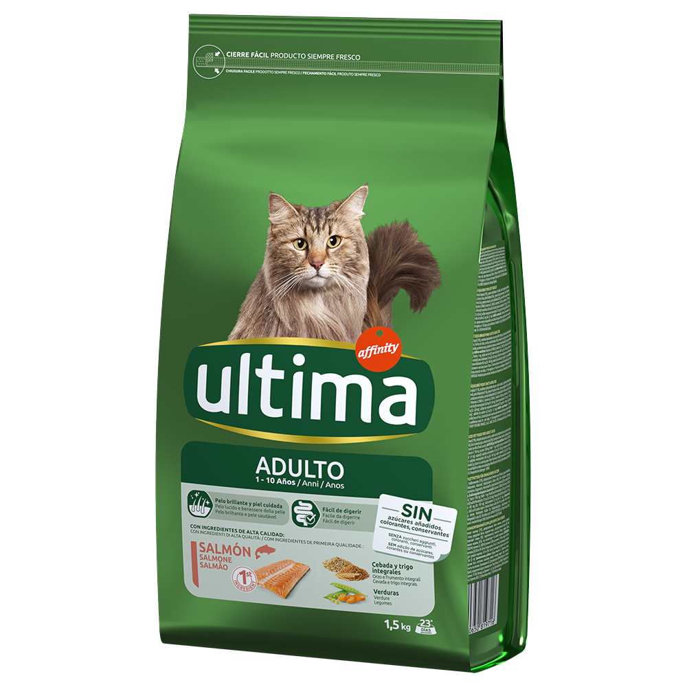 Ultima Cat Adult Lachs - 4,5 kg (3 x 1,5 kg) von Affinity Ultima