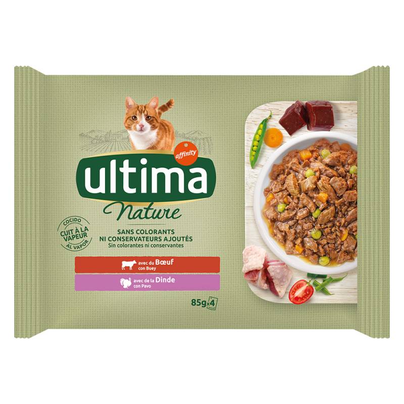 Ultima Cat Nature 4 x 85 g - Rind & Truthahn von Affinity Ultima