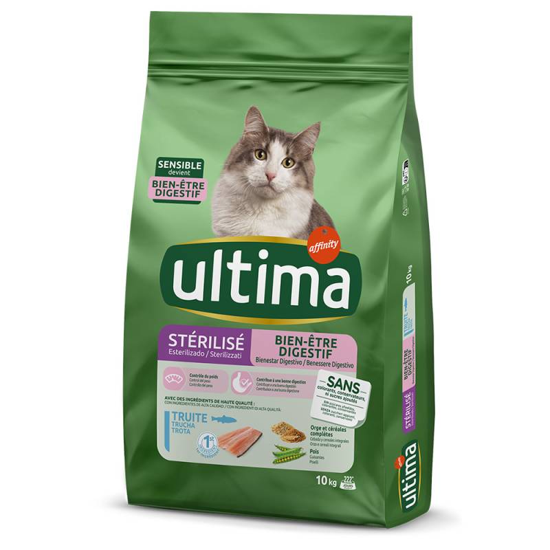 Ultima Cat Sterilized Sensible Forelle - Sparpaket: 2 x 10 kg von Affinity Ultima