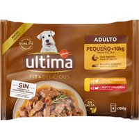 Ultima Fit & Delicious Mini Hund Adult 44 x 100 g - Huhn & Rind von Affinity Ultima