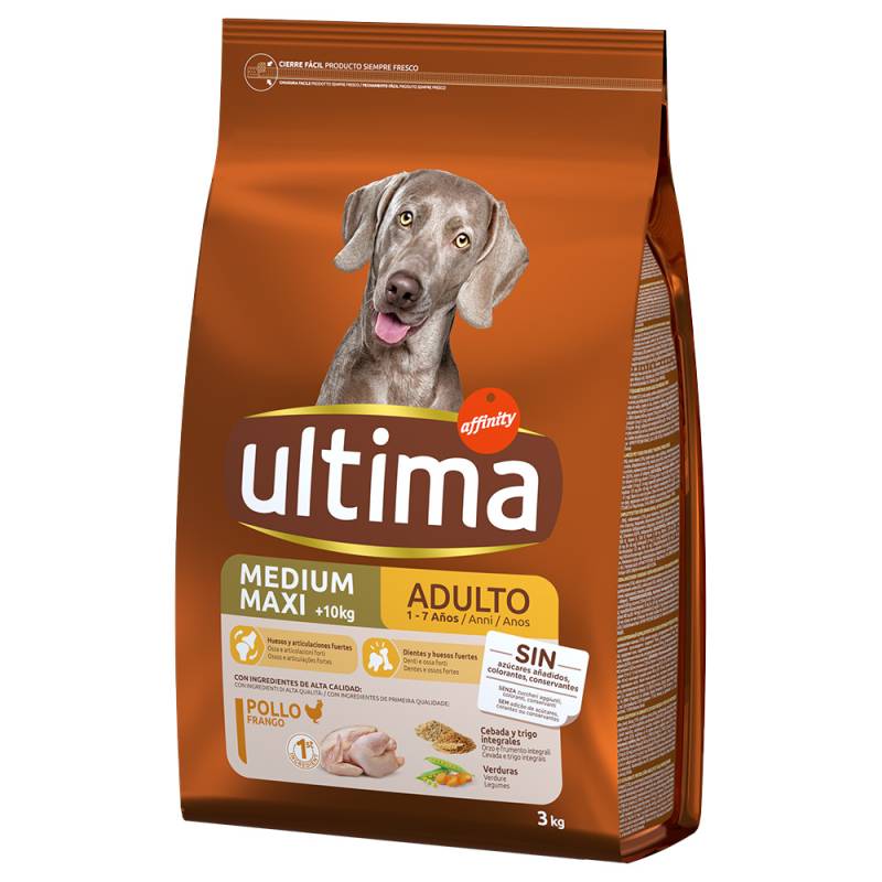 Ultima Medium / Maxi Adult Huhn & Reis - 6 kg (2 x 3 kg) von Affinity Ultima