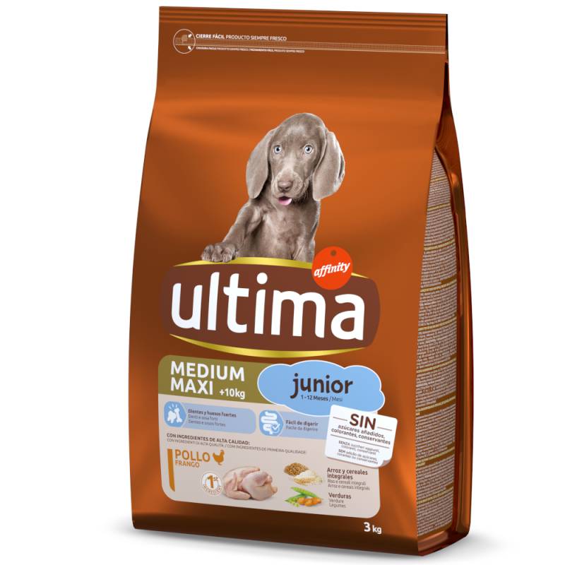 Ultima Medium / Maxi Junior Huhn - Sparpaket: 2 x 3 kg von Affinity Ultima